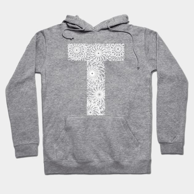 Letter T Hoodie by Hip Scarves and Bangles